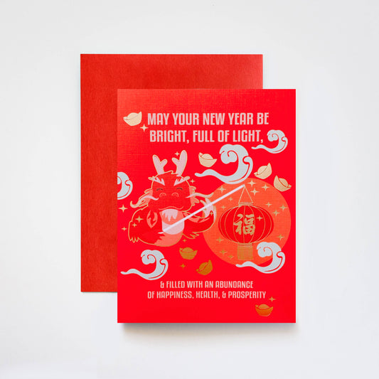 Year of the Dragon Lunar New Year Card / Ilootpaperie