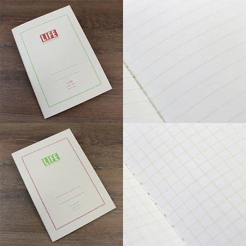Life Pistachio Notebook - A6 Grid