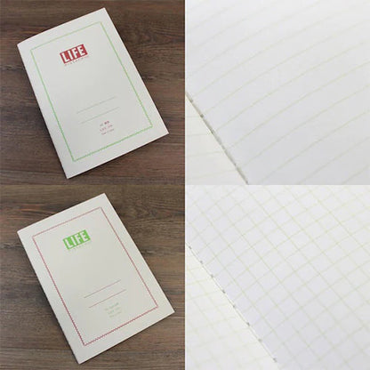 Pistachio Ruled A6 Notebook · Life