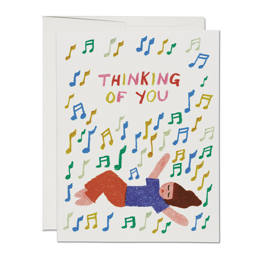 Music Notes friendship greeting card
