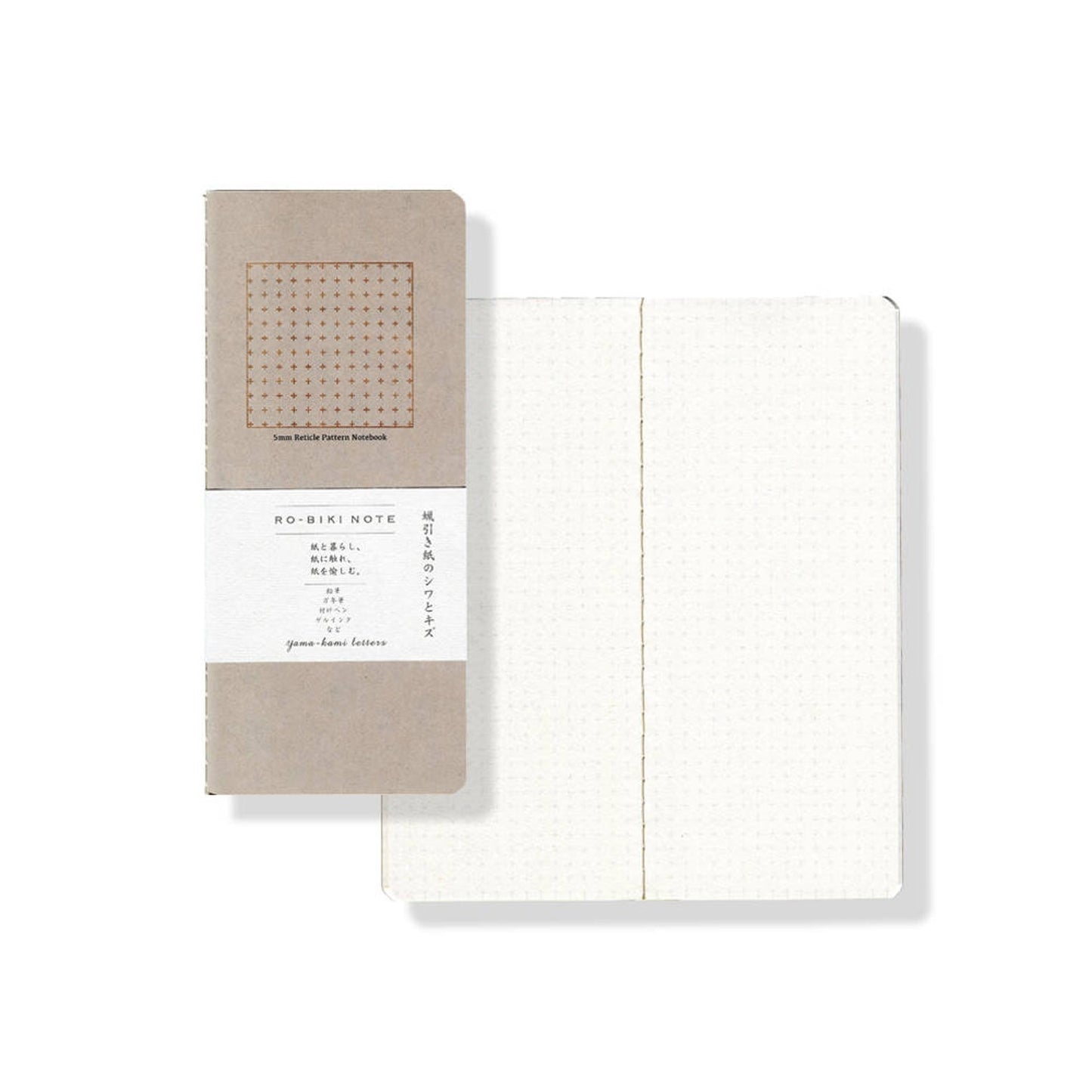 Ro-Biki Notebook - 5mm Cross · Yamamoto Paper