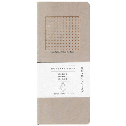 Ro-Biki Notebook - 5mm Cross · Yamamoto Paper