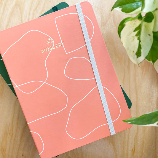 Mossery Refillable Undated Planner - Pink Clay