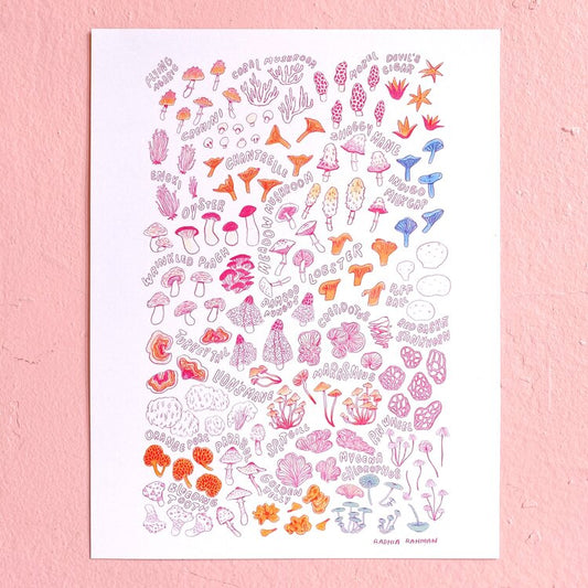 Mushroom Print