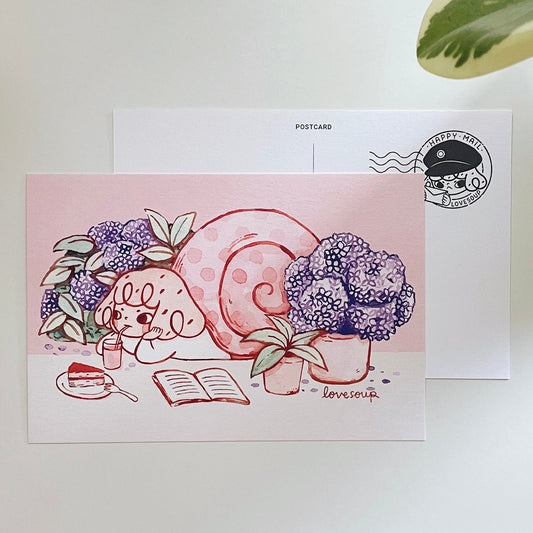 Snail Postcard