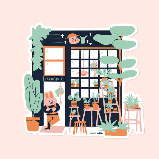 Plants Shop Sticker · Niniwanted